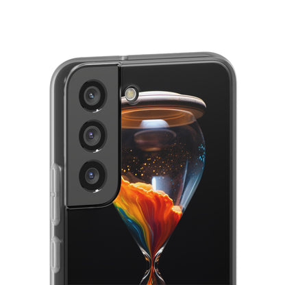 Introducing the "Vibrant Sands of Time" Cell Phone Case – Embrace the Beauty of Colorful Hourglass Design -Flexi Cases