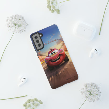 The "Smiling Red Racer" Phone Case -Tough Cases