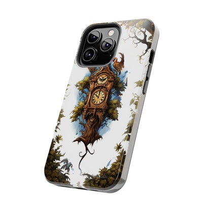 Introducing the "Timeless Charm Cuckoo Clock" Cell Phone Case – Embrace Vintage Elegance -Tough Phone Cases