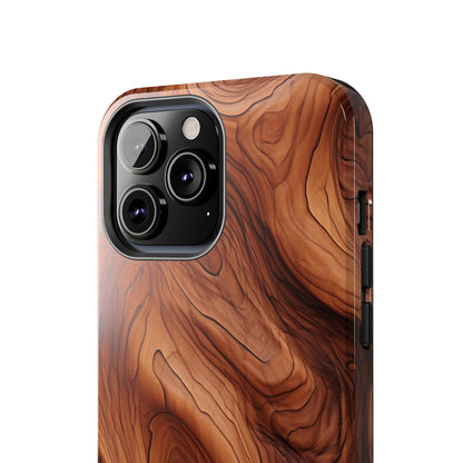 The "Eternal Woodgrain" Phone Case -Tough Phone Cases