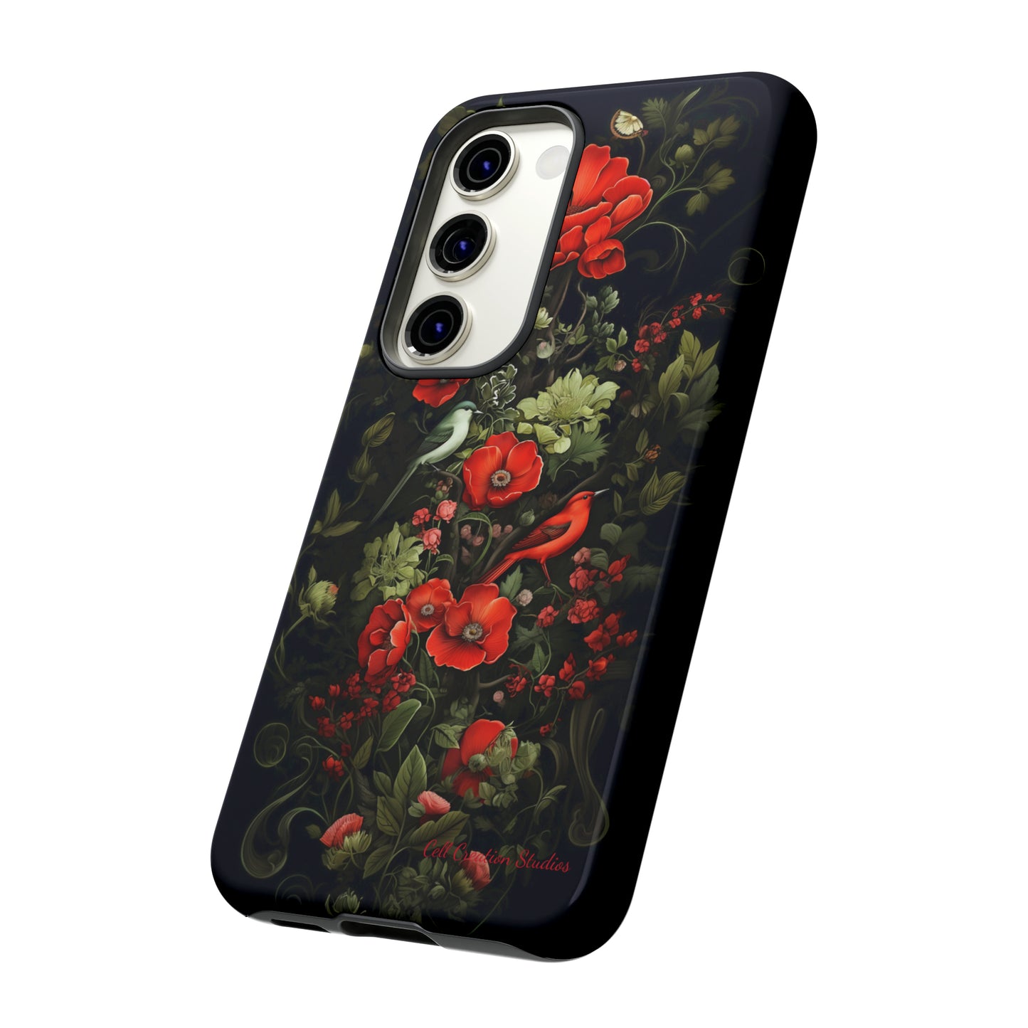 "Floral Serenade Elegance" -Tough Samsung Phone Cases