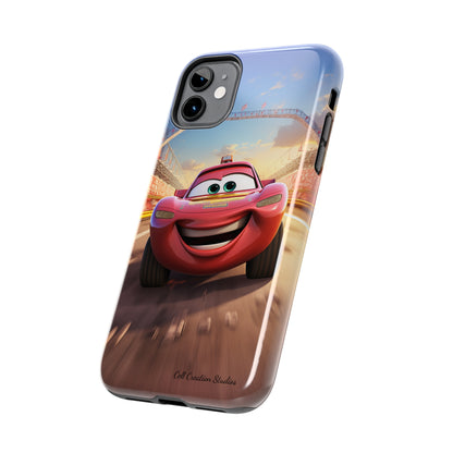 The "Smiling Red Racer" Phone Case -Tough Phone Cases