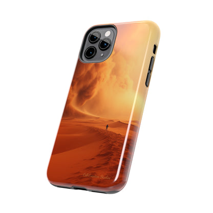 Introducing the "Desert Wanderer" Cell Phone Case – Embark on a Journey through Sand and Storm -Tough Phone Cases