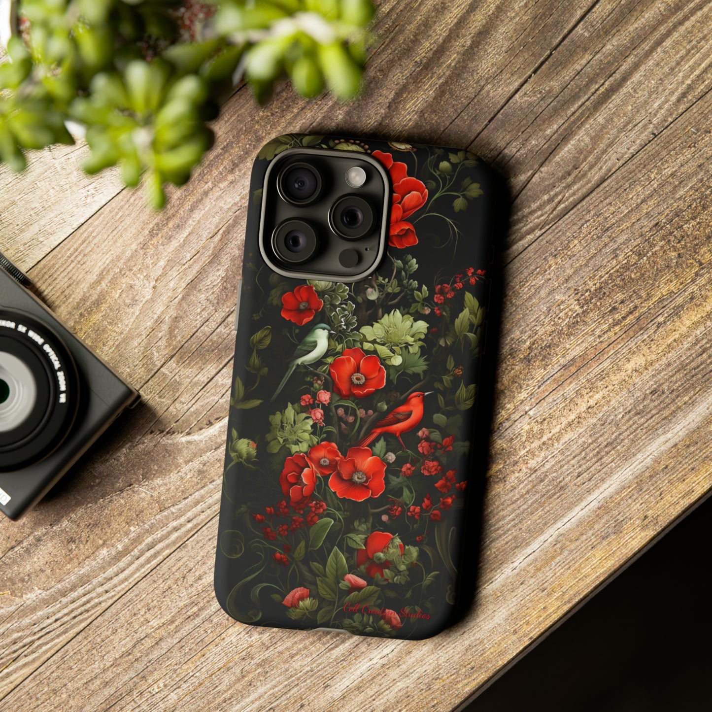 "Floral Serenade Elegance" -Tough iPhone Cases