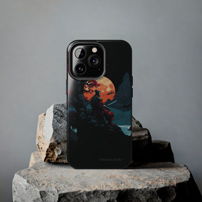 Introducing the "Moonlit Samurai Serenity" Cell Phone Case – Embrace Elegance and Strength -Tough Phone Cases