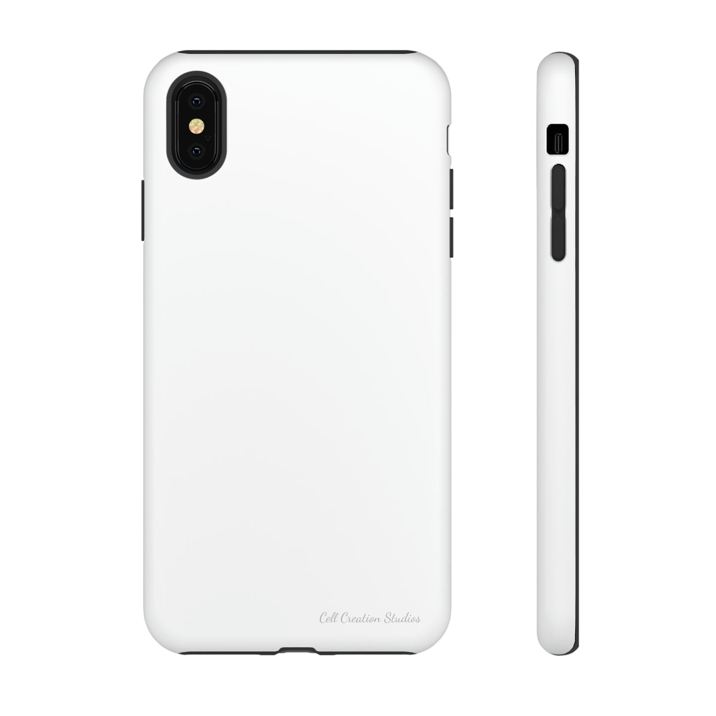 "Pure Elegance White" -Tough iPhone Cases