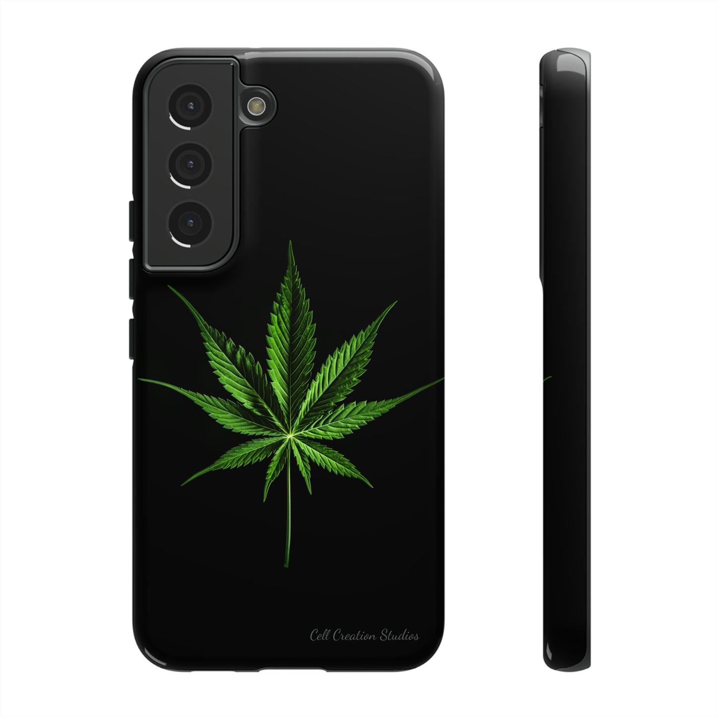 "Cannabis Chic" Marijuana Leaf Phone Case -Tough Cases