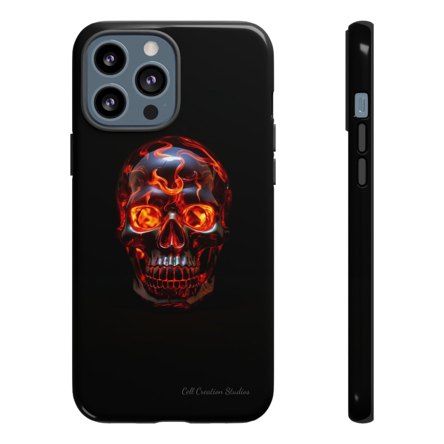 "Inferno Cranium" Phone Case -Tough Cases