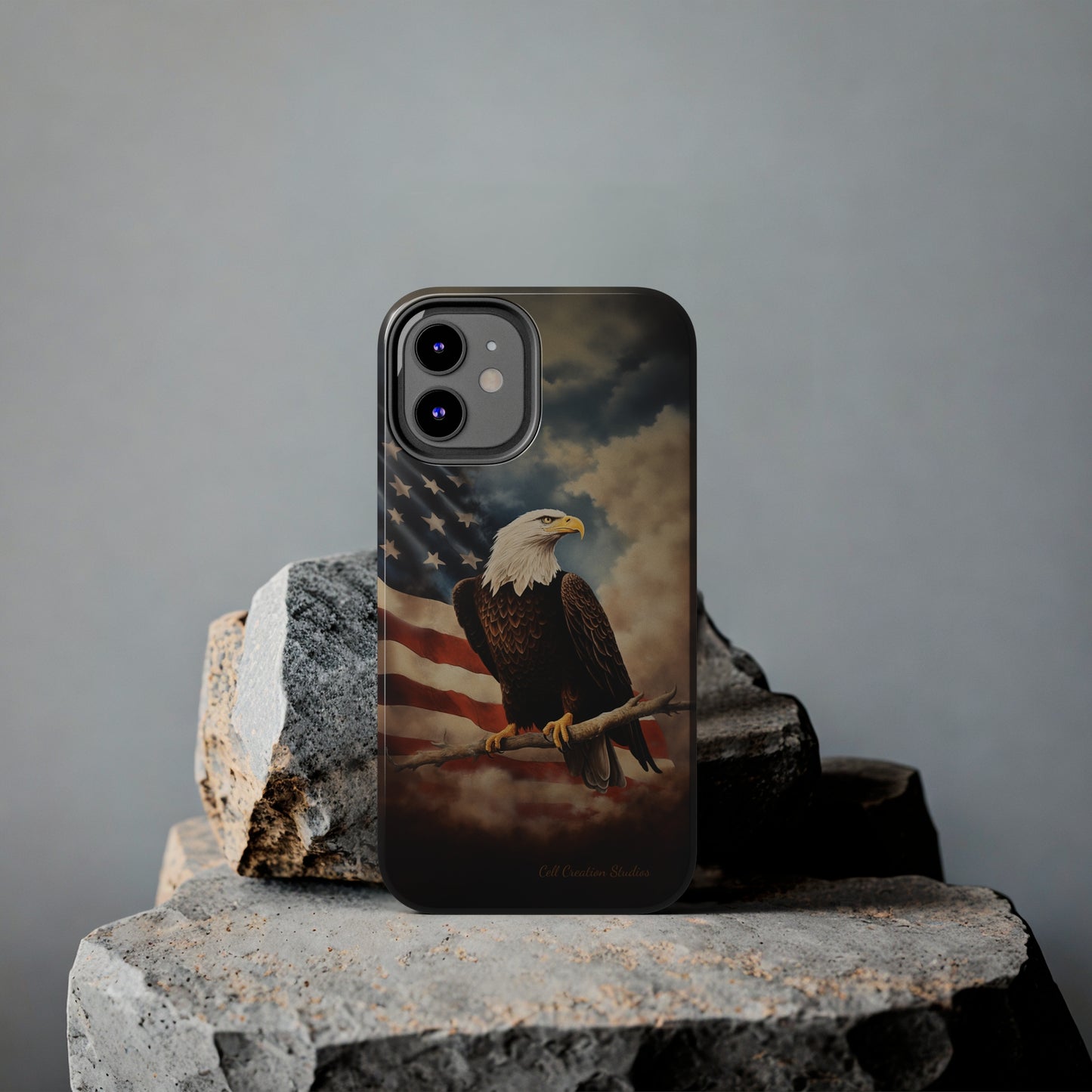 Introducing the "Eagle's Majesty" Cell Phone Case – Soar with American Pride -Tough Phone Cases