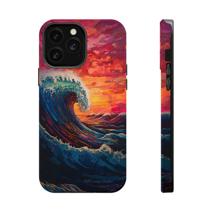 "Colorful Ocean Wave" Cell Phone Case -MagSafe Tough Cases