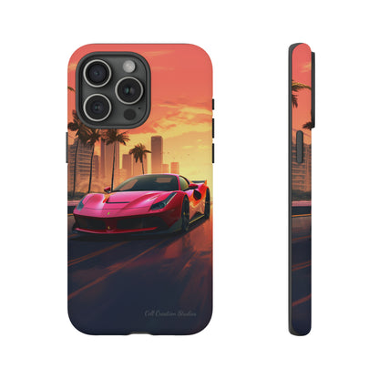 "Sunset Boulevard Ferrari Edition" -Tough iPhone Cases