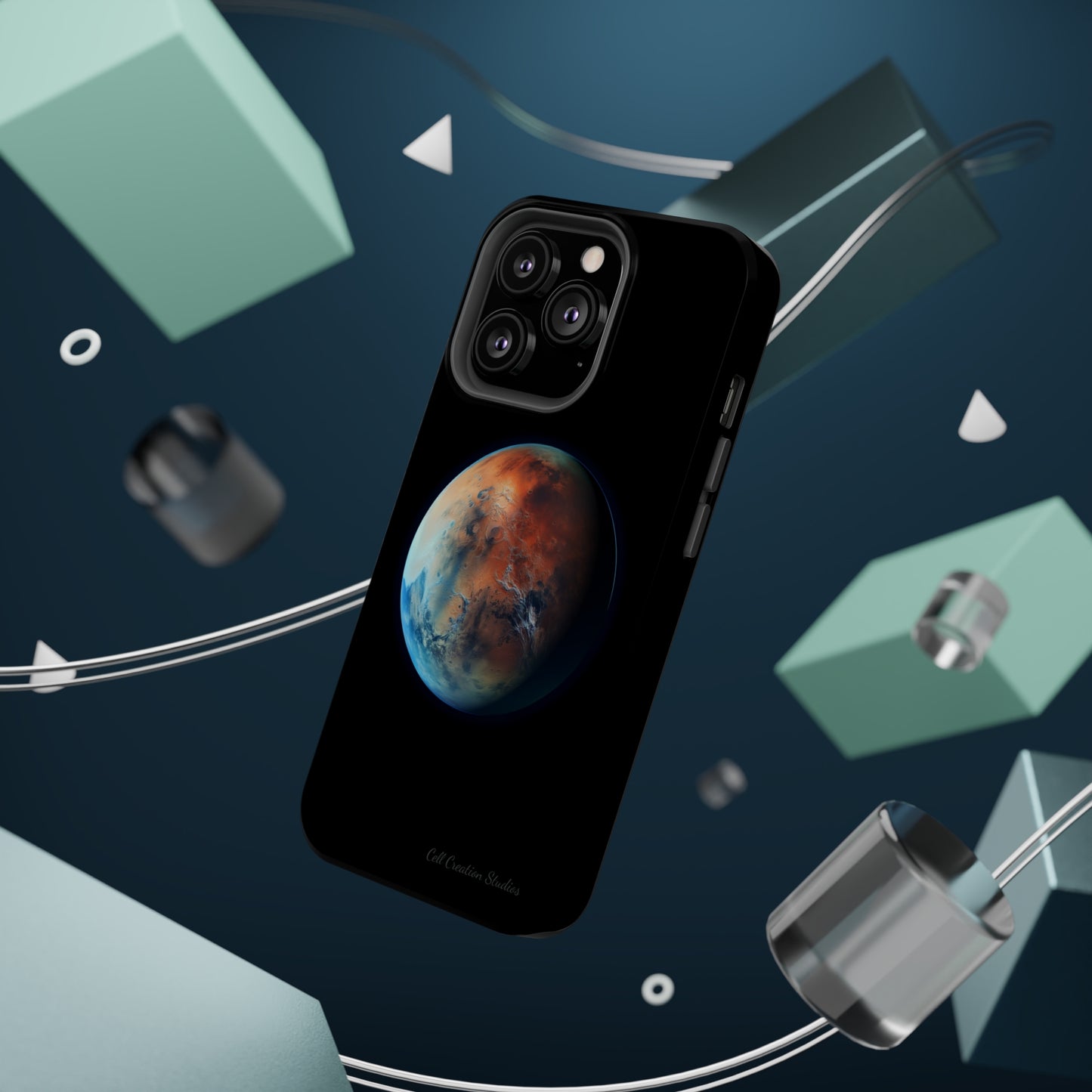 Introducing the "Mars Marvel" Cell Phone Case – Explore the Red Planet -MagSafe Tough Cases