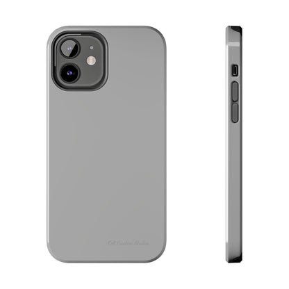 "Sleek Silver Essence" -Tough iPhone Cases