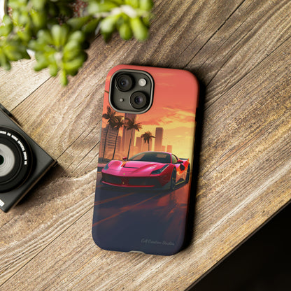 "Sunset Boulevard Ferrari Edition" -Tough iPhone Cases