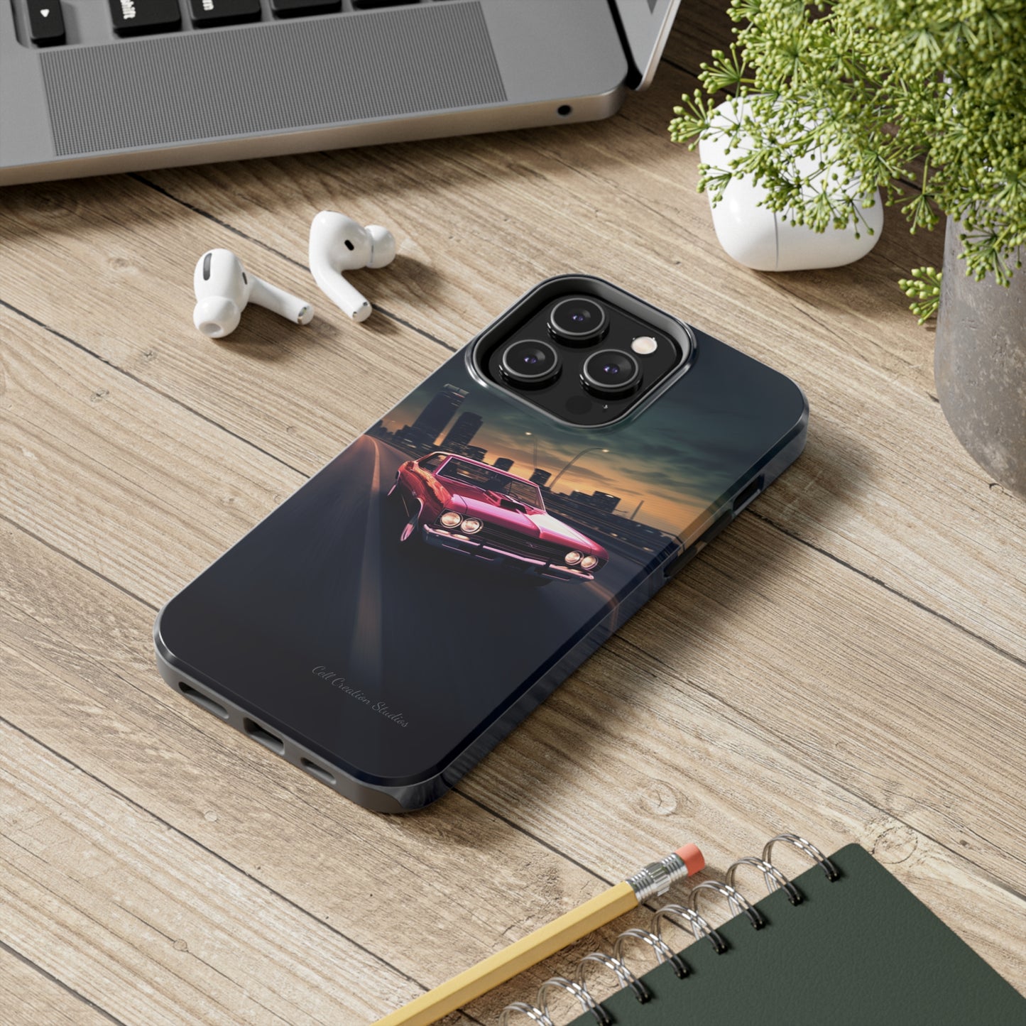 "Sunset City Cruise GTO Edition" -Tough iPhone Cases