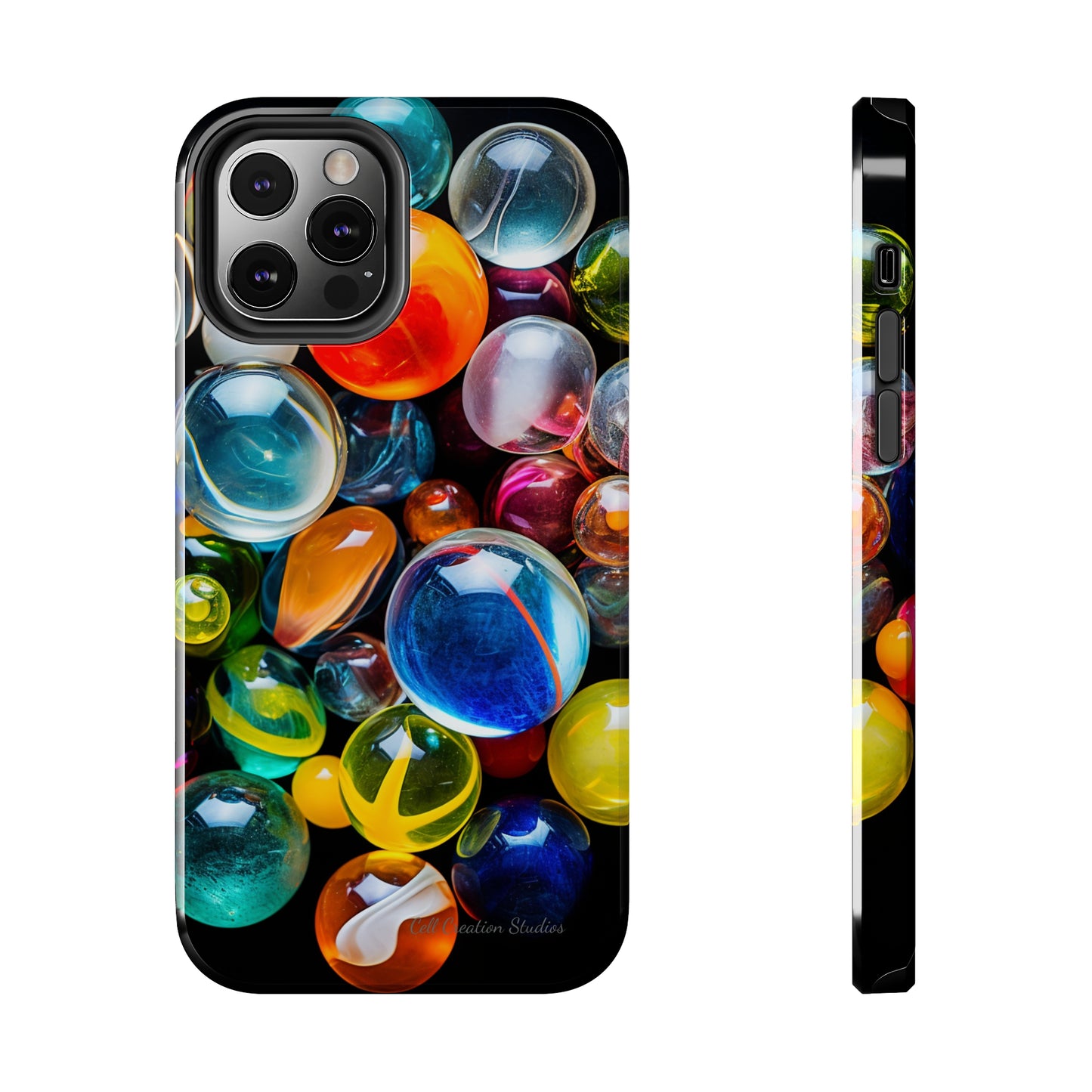 Introducing the "Vibrant Marbles Mosaic" Cell Phone Case – Carry a Kaleidoscope of Colors! -Tough Phone Cases