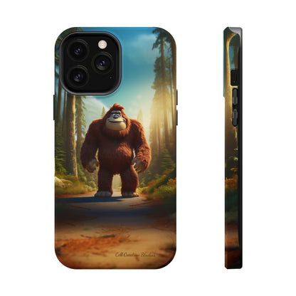 The "Trail Trekker" Bigfoot Cartoon Phone Case -MagSafe Tough Cases