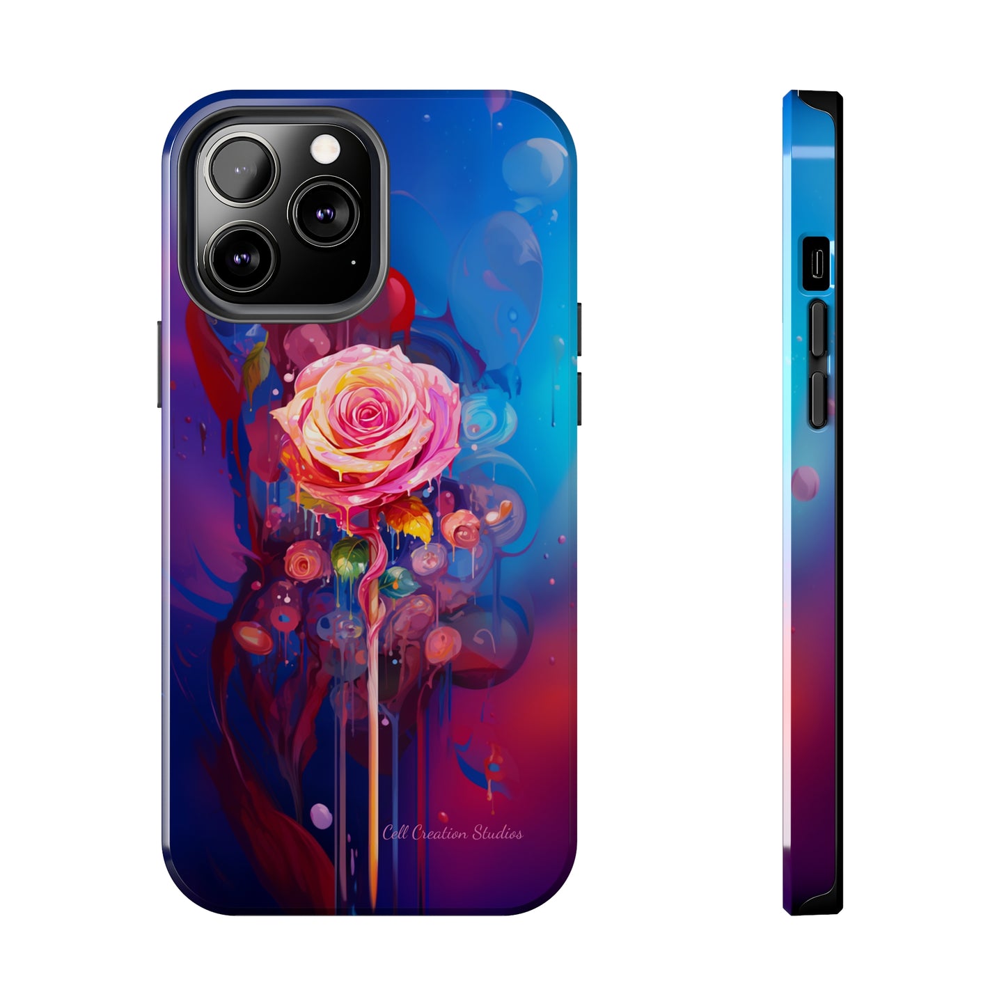 "Dreamy Rose Bloom Fantasy" -Tough iPhone Cases