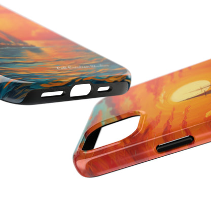 "Sailboat Sunset" -Tough iPhone Cases