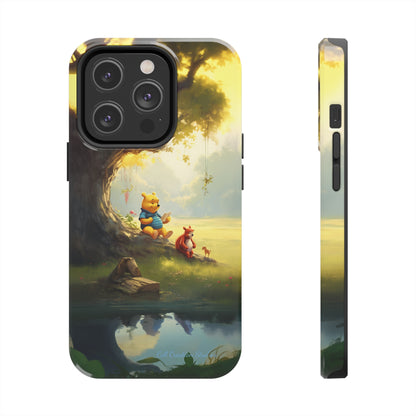 Introducing the "Winnie-The-Pooh Storytime" Cell Phone Case – A Nostalgic Journey with Friends -Tough Phone Cases