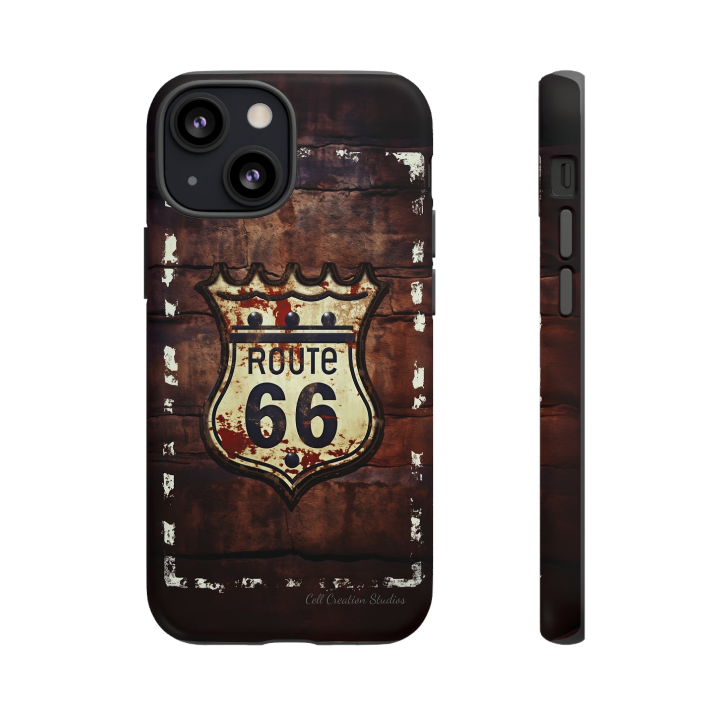 "Retro Route 66" Phone Case -Tough Cases