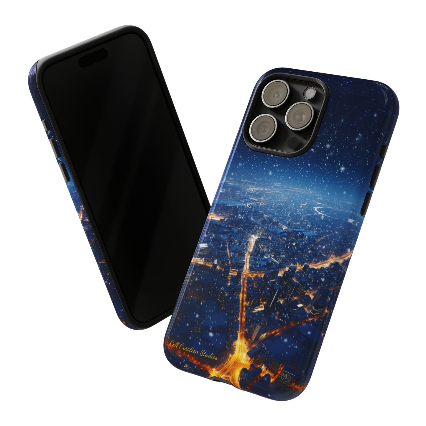 "Urban Snowfall Glow" -Tough iPhone Cases