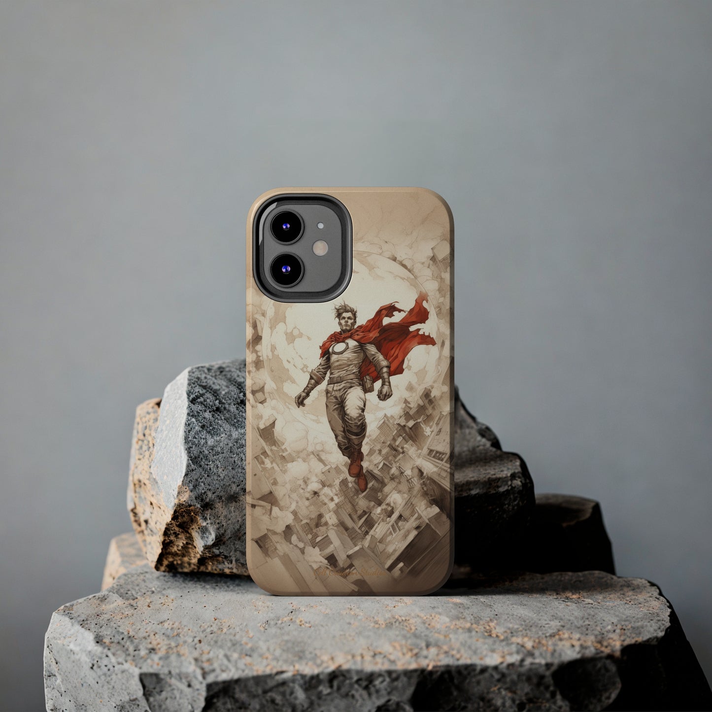 Introducing the "Heroic Guardian" Cell Phone Case – Unleash Your Inner Superhero with Captivating Design -Tough Phone Cases