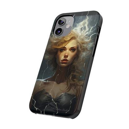 Introducing the "Electrifying Beauty" Cell Phone Case – Sparks of Style and Power -Slim Phone Cases