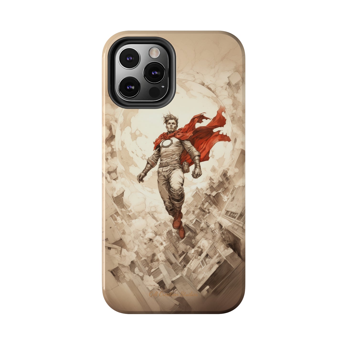 Introducing the "Heroic Guardian" Cell Phone Case – Unleash Your Inner Superhero with Captivating Design -Tough Phone Cases