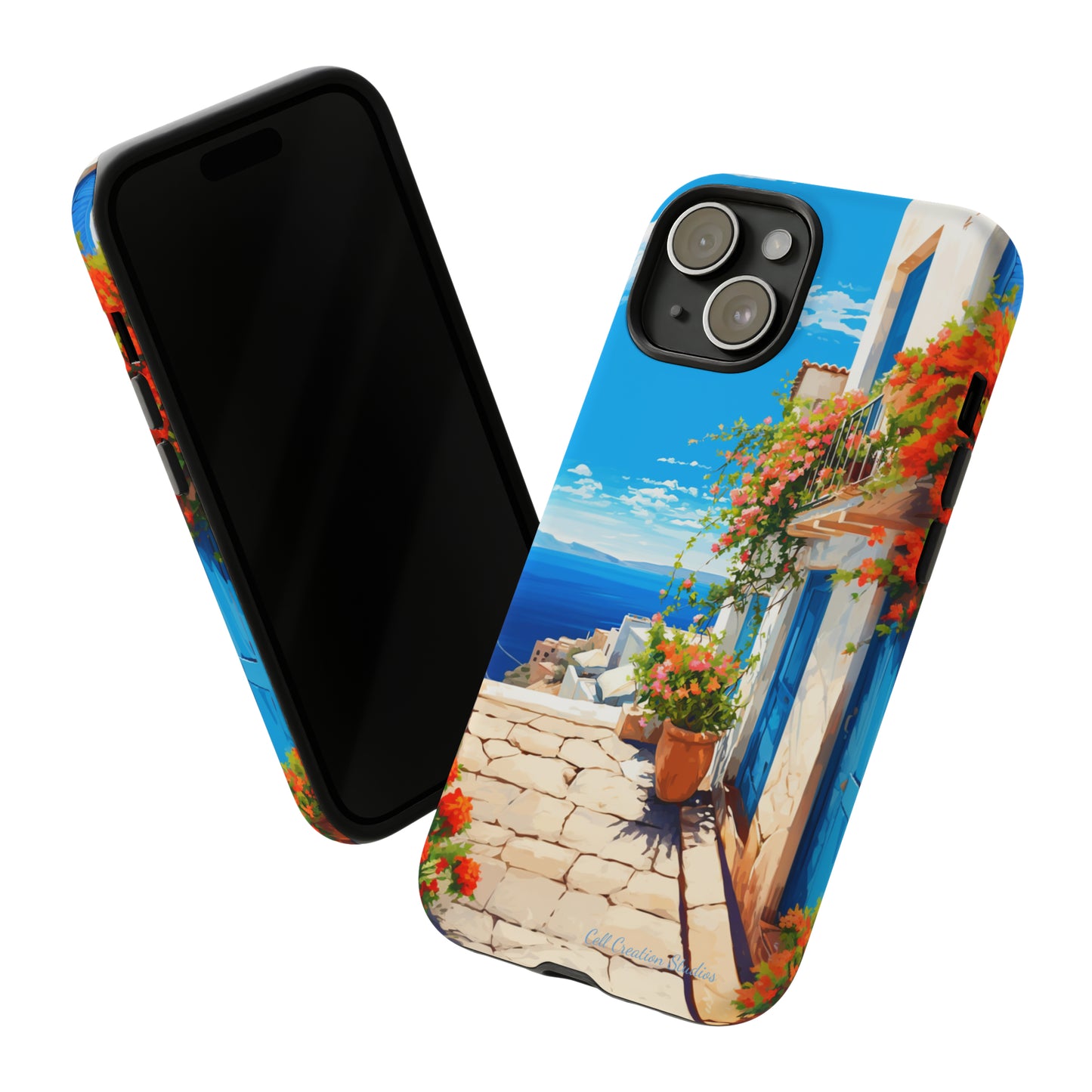 "Mediterranean Bliss Horizon" -Tough iPhone Cases