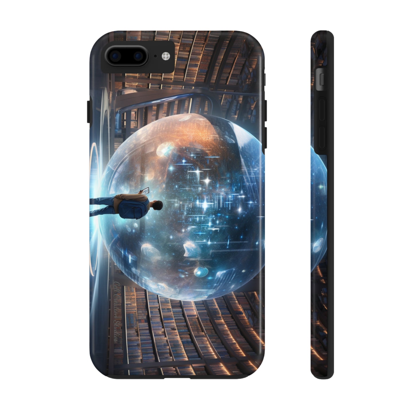 Introducing the "Library Luminary" Cell Phone Case – Where Knowledge Meets Mystery -Tough Phone Cases