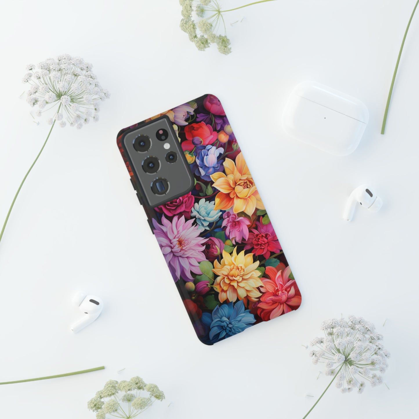 Introducing the "Blossom Beauty" Cell Phone Case – Elevate Your Style with Floral Charm -Tough Cases