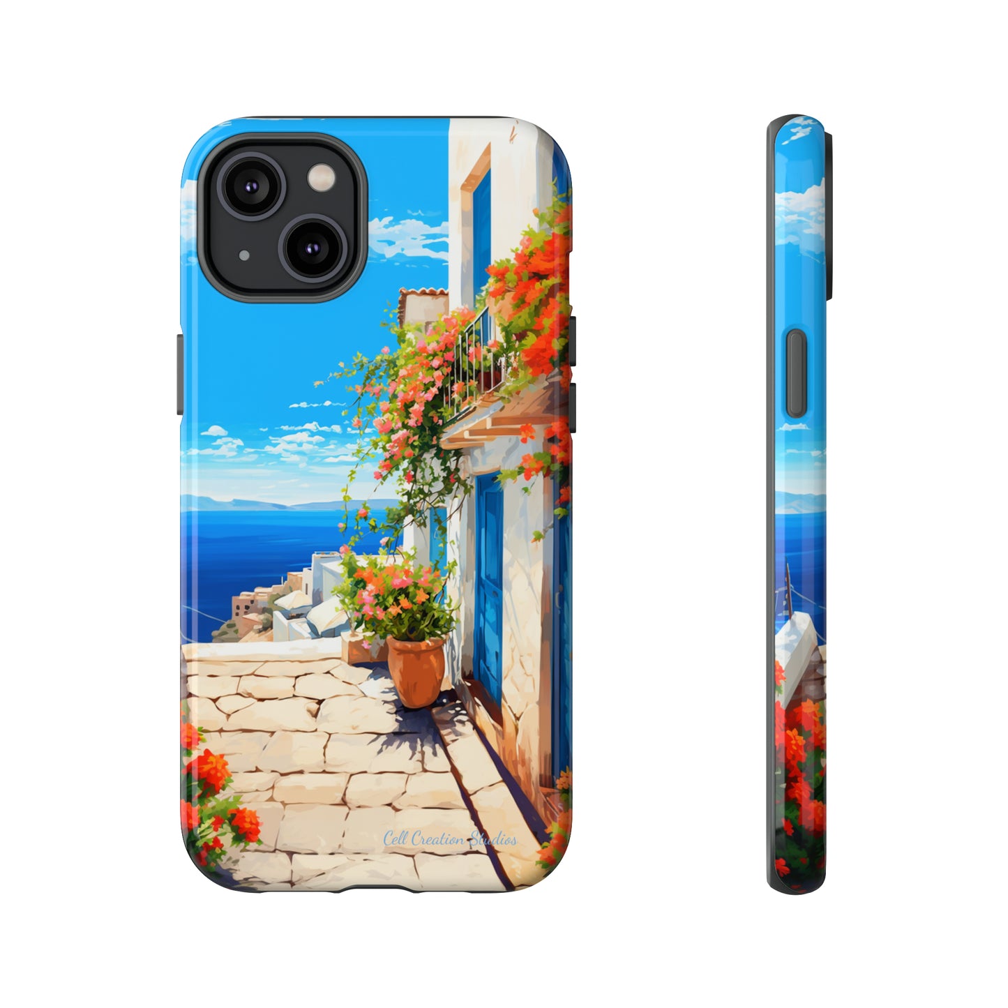 "Mediterranean Bliss Horizon" -Tough iPhone Cases