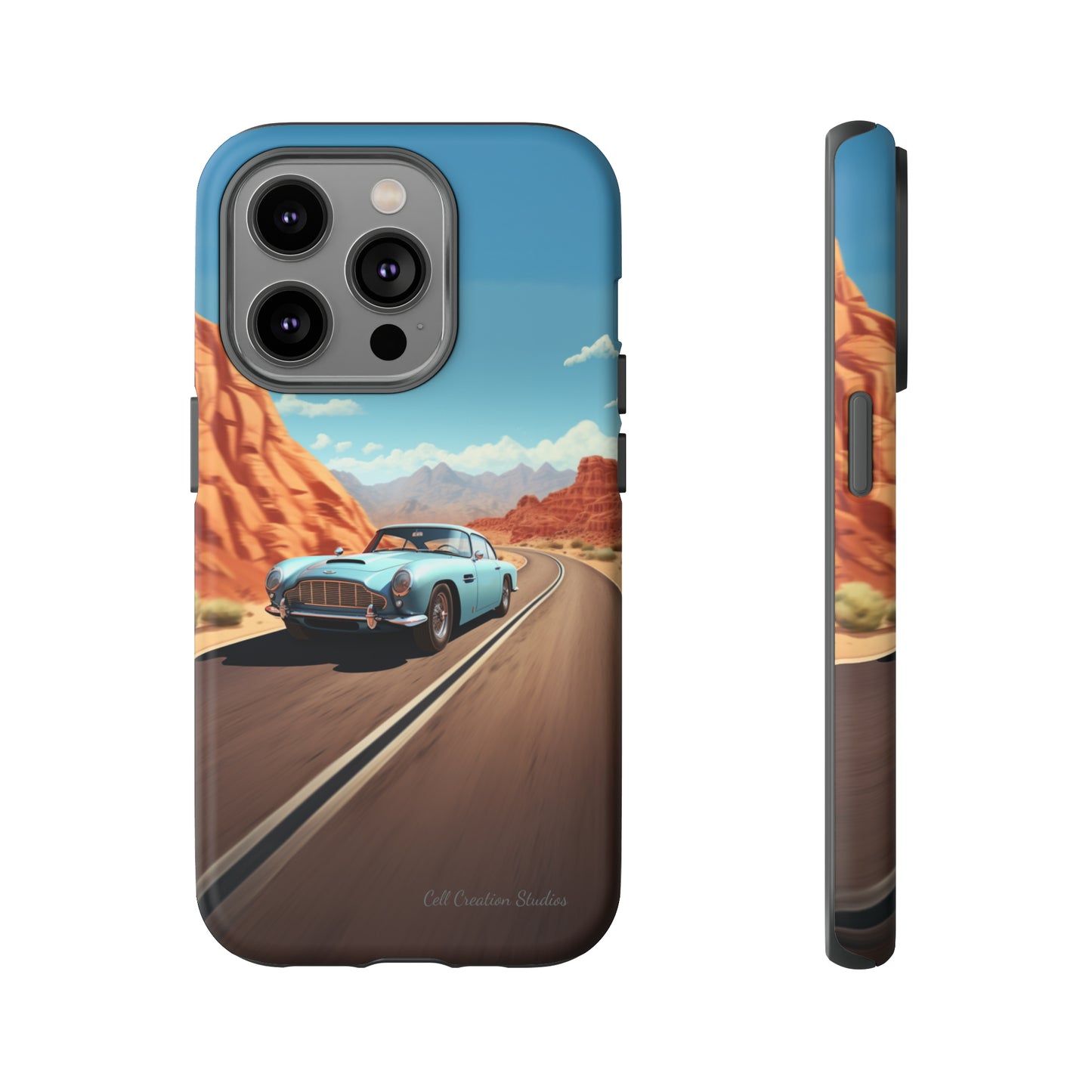 "Silver Racing Legend" -Tough iPhone Cases