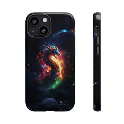 "Cosmic Dragon Unleashed" -Tough iPhone Cases