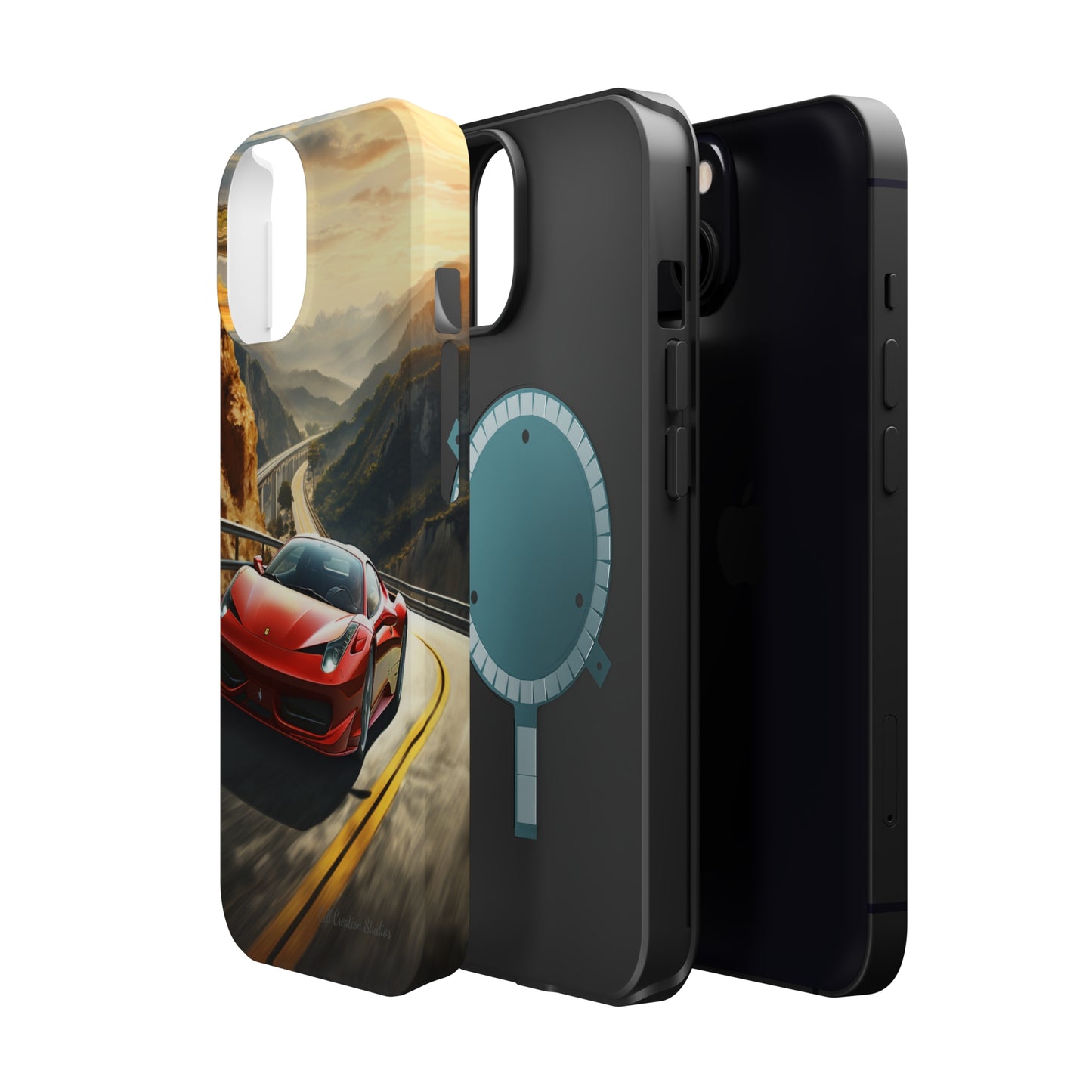 "Mountain Majesty Ferrari Edition" -MagSafe Tough iPhone Cases