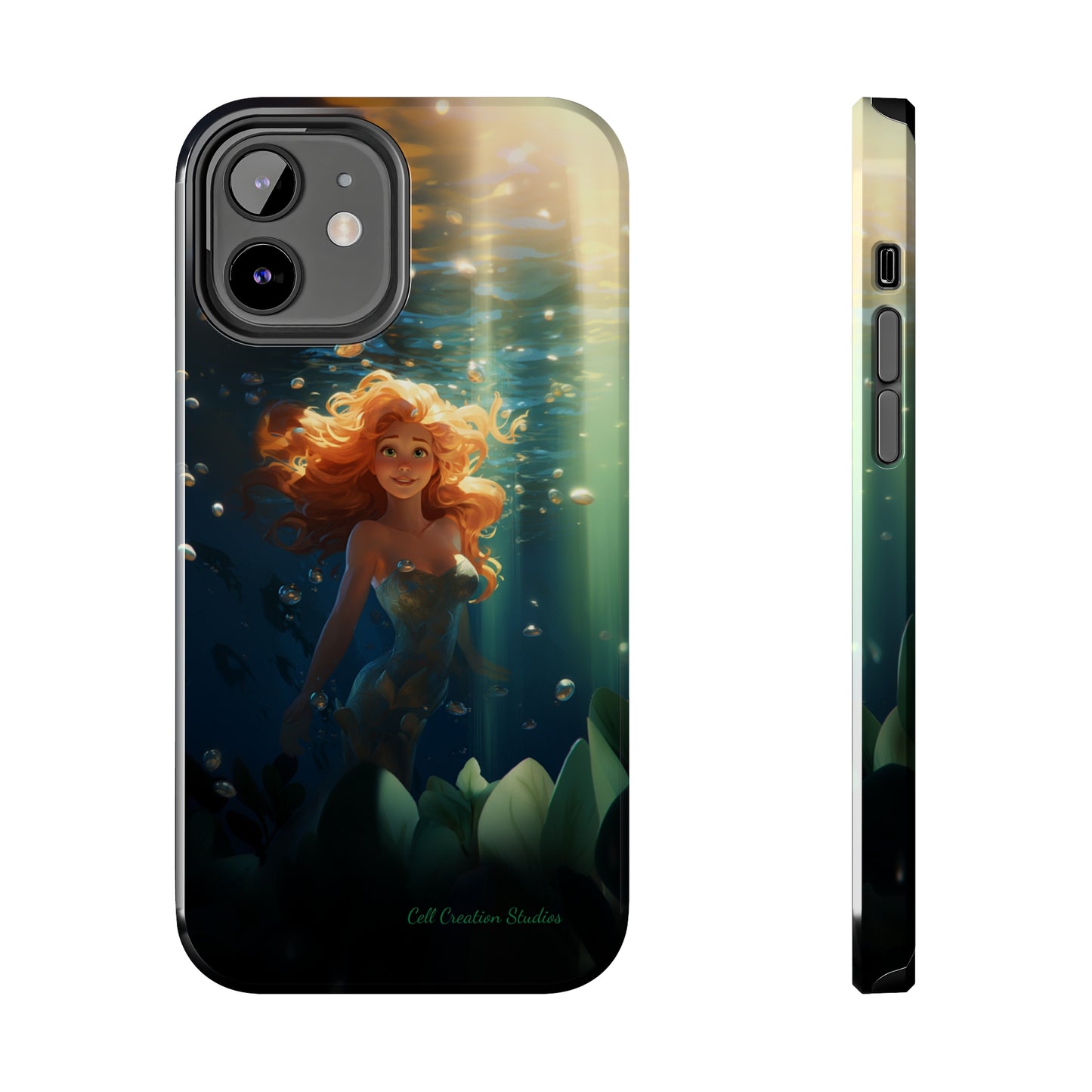 Dive into Enchantment with Our "Ariel Little Mermaid" Phone Case -Tough Phone Cases