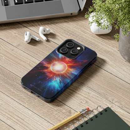 Introducing the "Stellar Cataclysm" Cell Phone Case – Capture the Cosmic Drama of a Neutron Star Explosion! -Tough Phone Cases