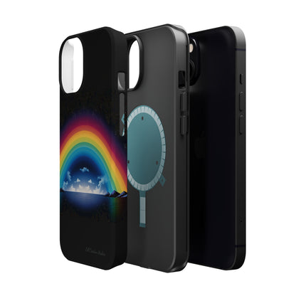 "Vibrant Skies: Rainbow Sunset" Cell Phone Case -MagSafe Tough Cases