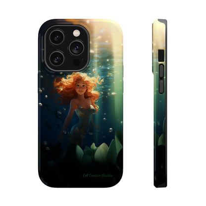 Dive into Enchantment with Our "Ariel Little Mermaid" Phone Case -MagSafe Tough Cases