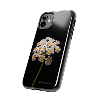 "Elegant Yarrow Bloom" Phone Case -Tough Phone Cases