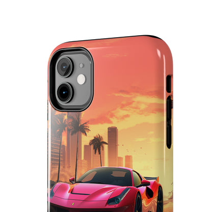 "Sunset Boulevard Ferrari Edition" -Tough iPhone Cases