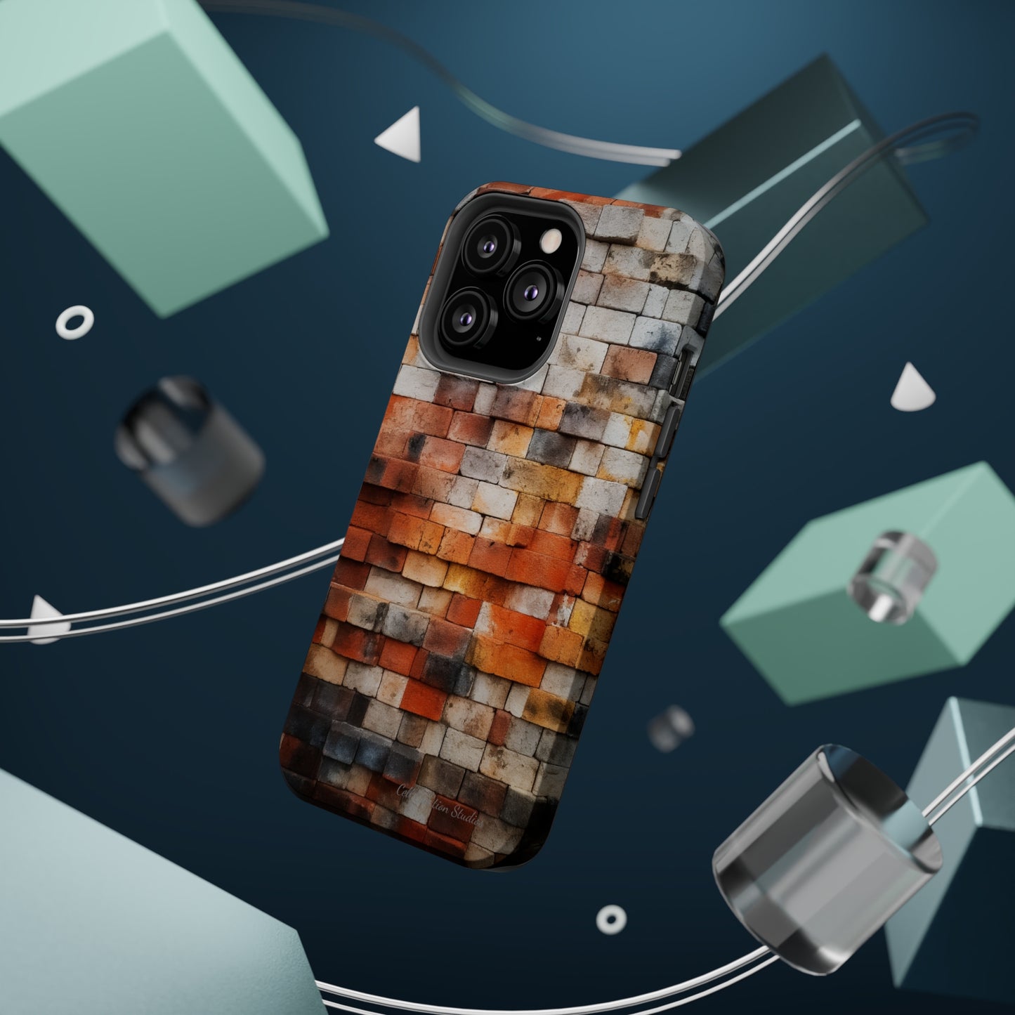 Introducing our "Urban Brickwork" Cell Phone Case – the perfect fusion of style and protection for your device -MagSafe Tough Cases