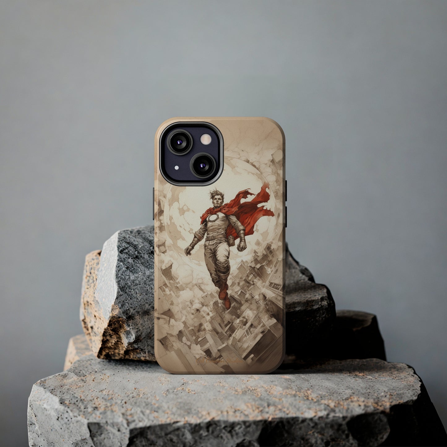 Introducing the "Heroic Guardian" Cell Phone Case – Unleash Your Inner Superhero with Captivating Design -Tough Phone Cases