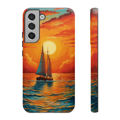 "Sailboat Sunset" - Tough Samsung Cases