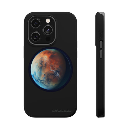 Introducing the "Mars Marvel" Cell Phone Case – Explore the Red Planet -MagSafe Tough Cases