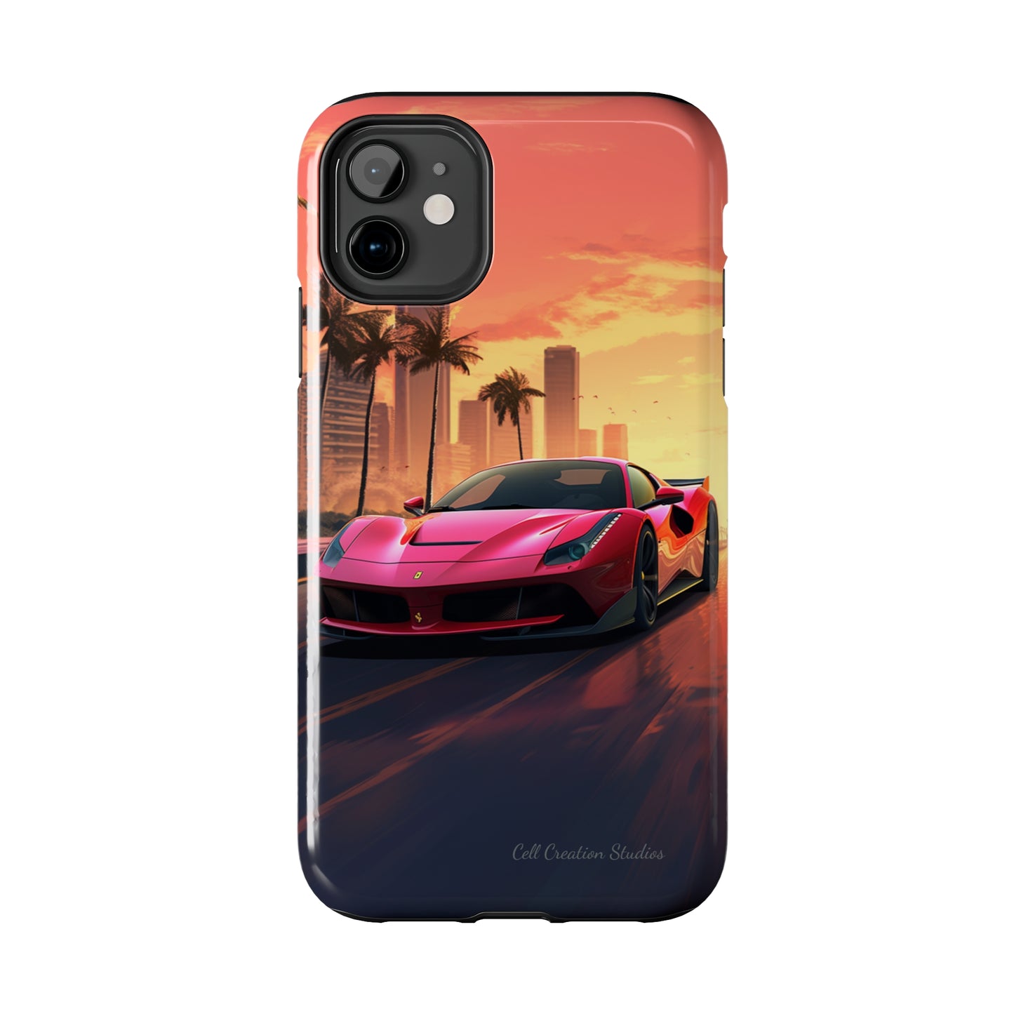 "Sunset Boulevard Ferrari Edition" -Tough iPhone Cases