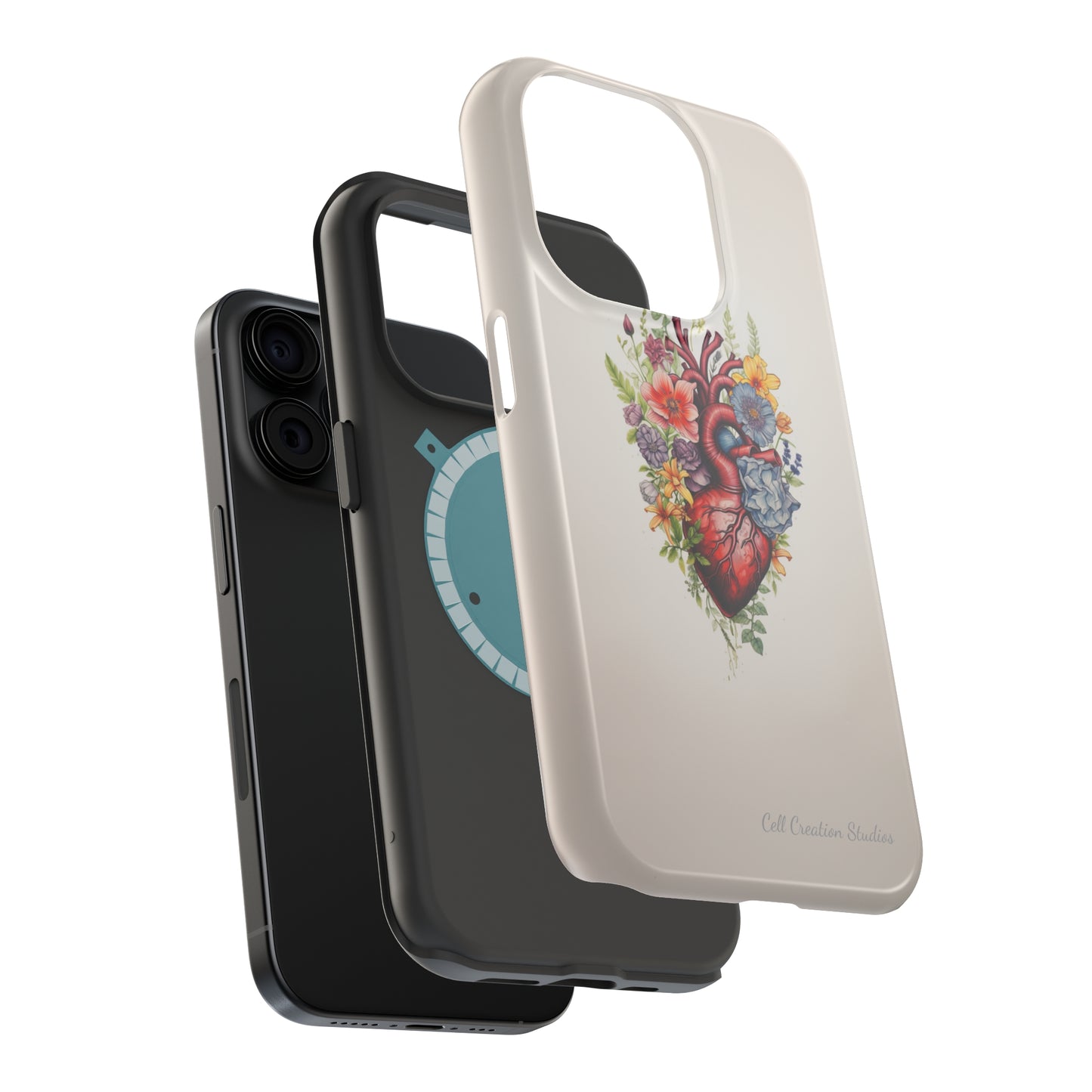 "Blooming Hearts" -MagSafe Tough iPhone Cases