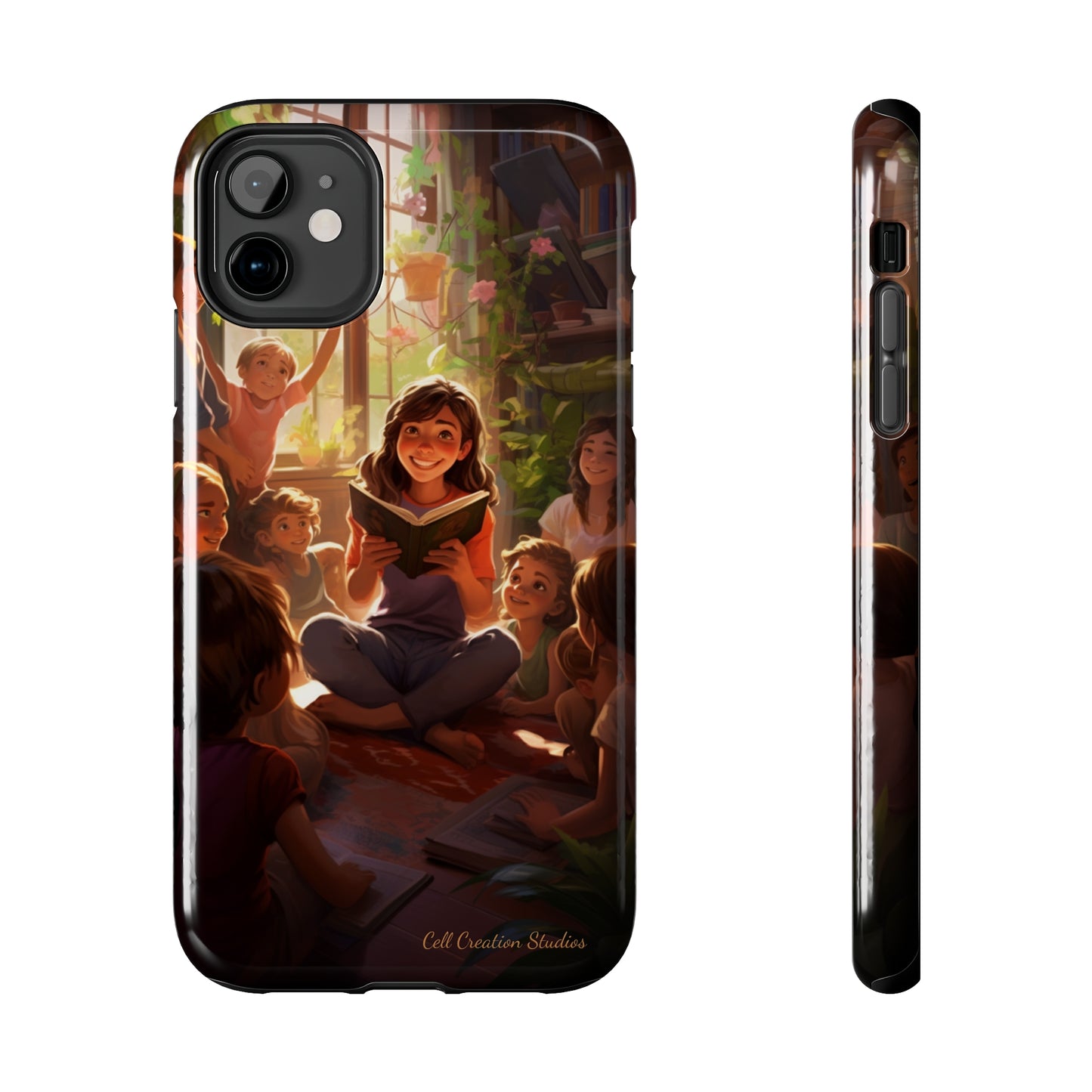 Introducing the "Inspiring Teacher's Tale" Cell Phone Case – Capture the Joy of Storytime -Tough Phone Cases