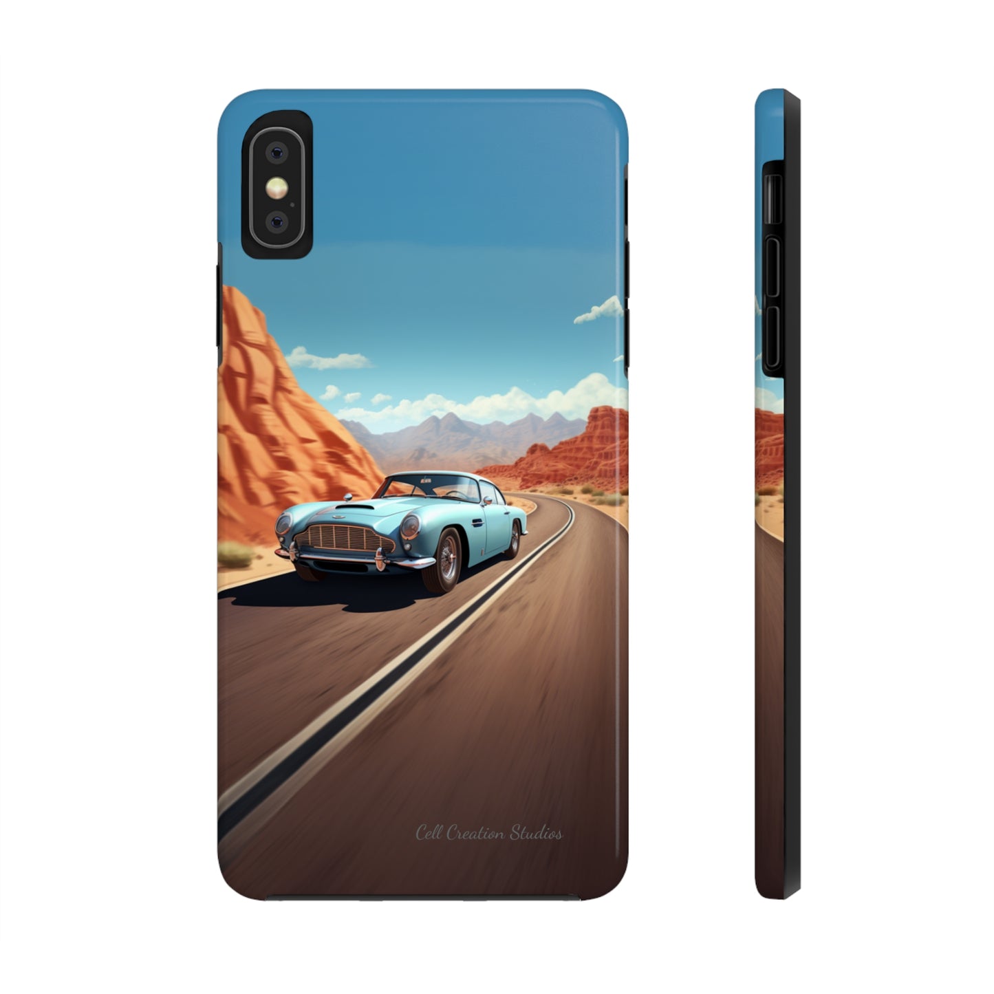 "Silver Racing Legend" -Tough iPhone Cases